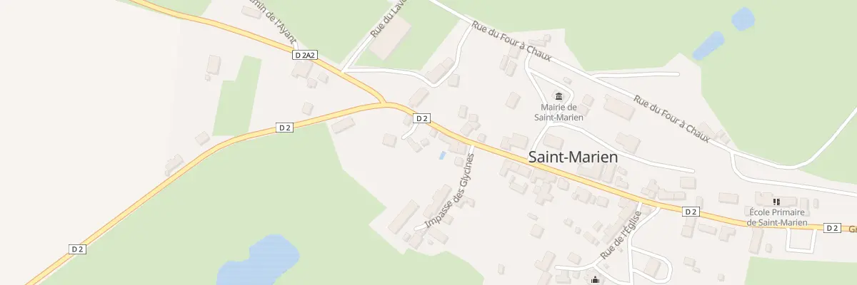 Plan du 1 Imp du Tilleul à Saint-Marien