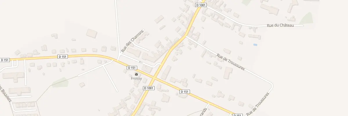 Plan du 2 Rue de Provinlieu à Froissy