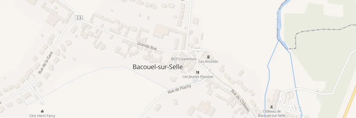Plan du 7 Pl du Gen de Gaulle à Bacouel-sur-Selle