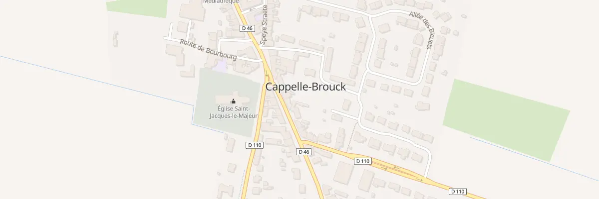 Plan du 3033 Rte de Pont l’Abbesse à Cappelle-Brouck