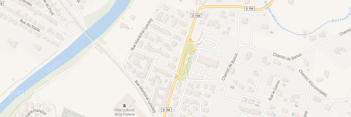 Plan du 17 Rue Jeanne d’Arc à Limoux