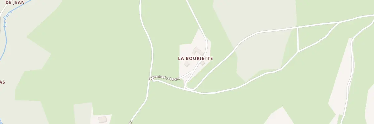 Plan du 793 Che de la Bouriette à Brousses-et-Villaret