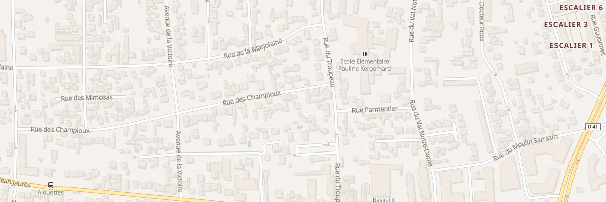 Plan du 3 Rue des Champioux à Argenteuil