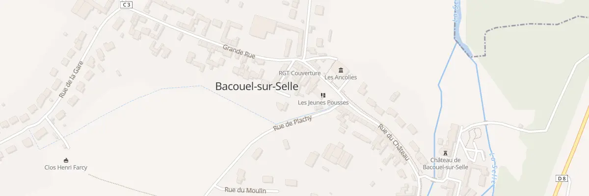 Plan du 5 Pl du Gen de Gaulle à Bacouel-sur-Selle