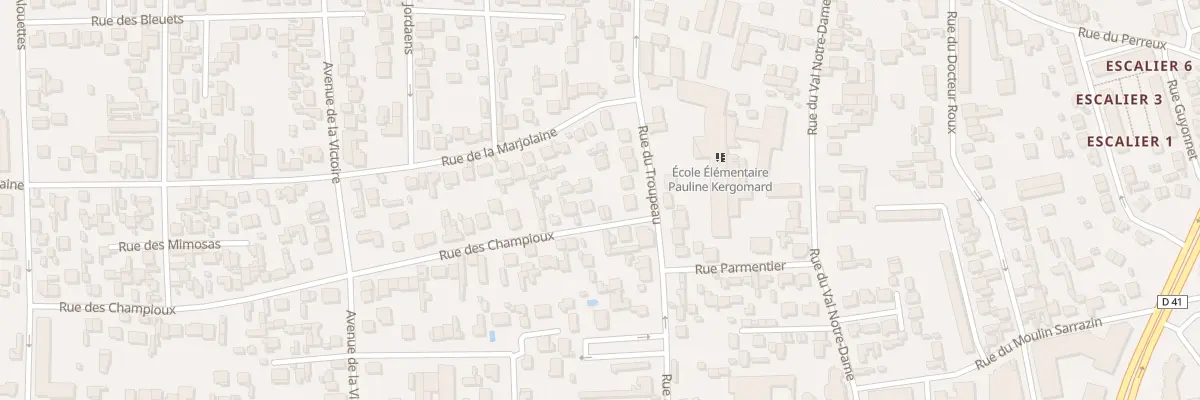 Plan du 6B Rue des Champioux à Argenteuil