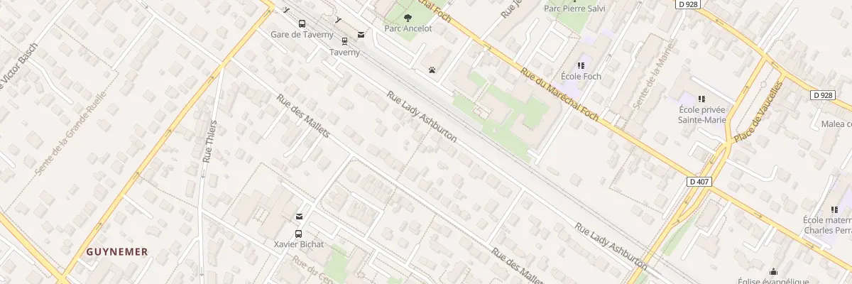 Plan du 32 Rue Lady Ashburton à Taverny