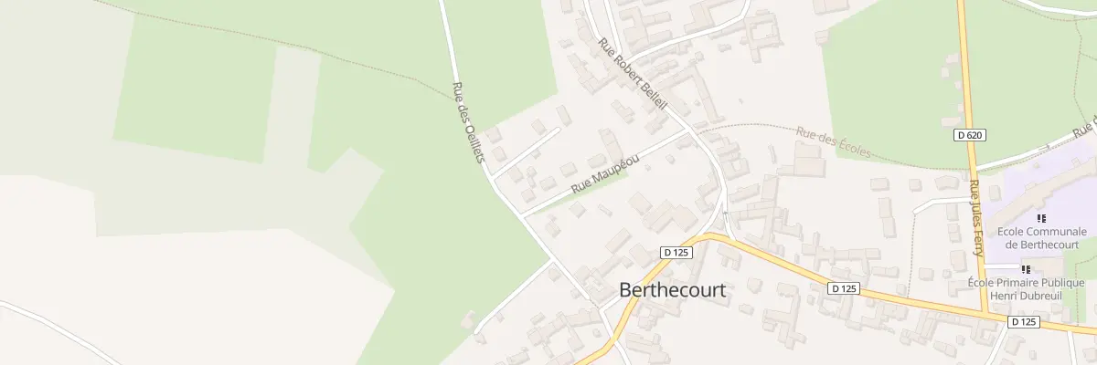 Plan du 120 Rue Maupeou à Berthecourt