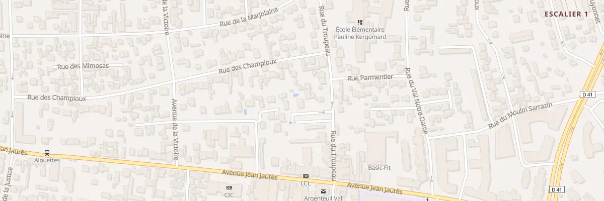 Plan du 13 Rue du Troupeau à Argenteuil