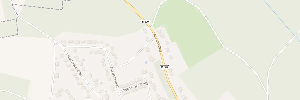 Plan du 407 Rue de Villers à Berthecourt