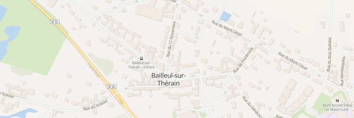 Plan du 18B Rue du Général de Gaulle à Bailleul-sur-Thérain