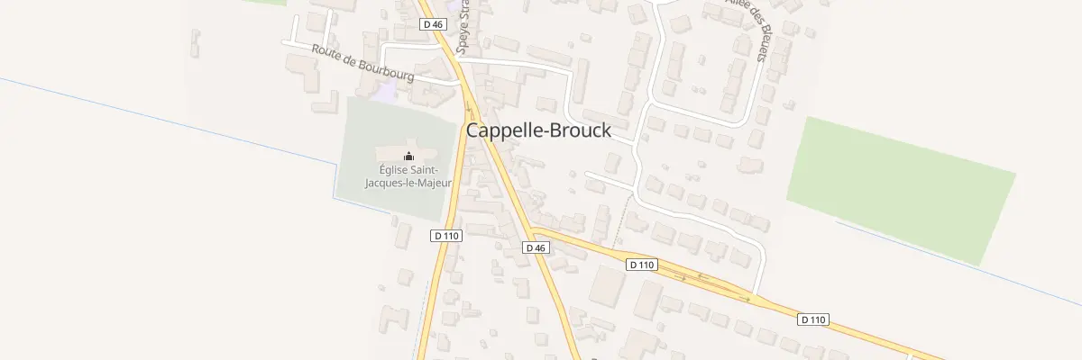 Plan du 3002 Rte de Pont l’Abbesse à Cappelle-Brouck