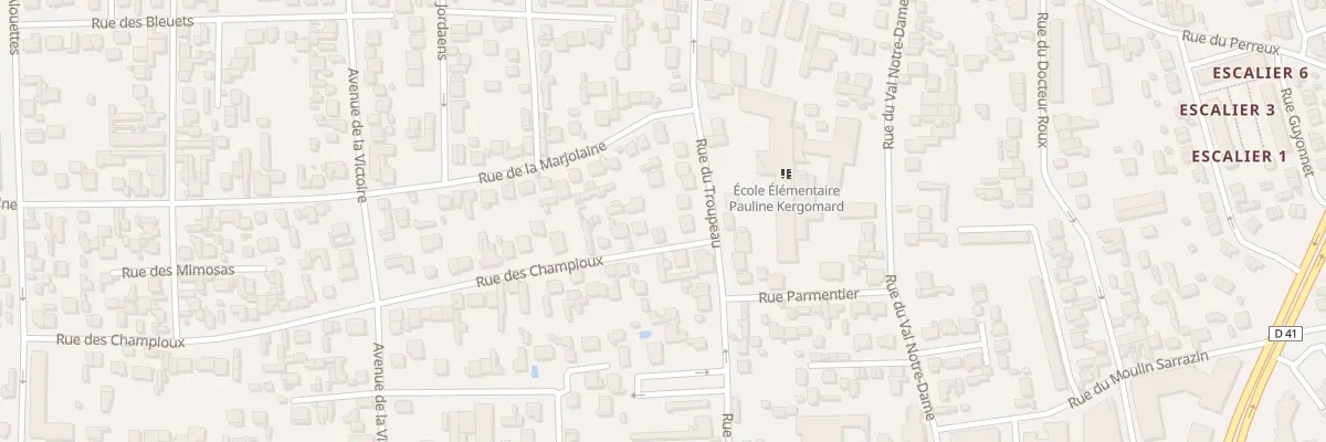 Plan du 6 Rue des Champioux à Argenteuil