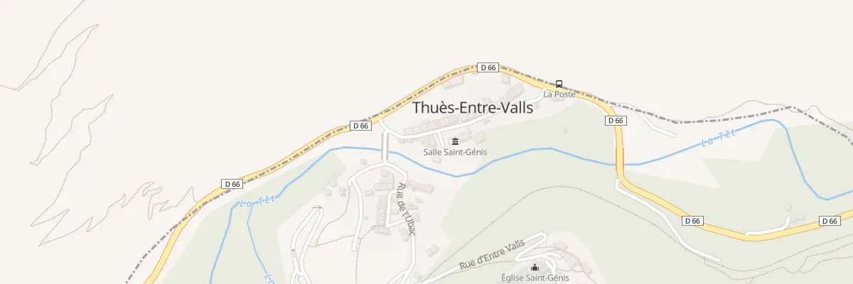 Plan du 11 Rue de la Soulane à Thuès-Entre-Valls