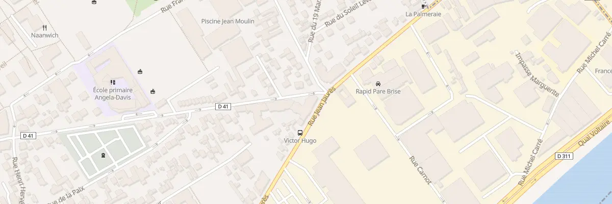 Plan du 3 Rue Edouard Vaillant à Bezons