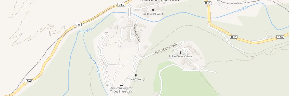 Plan du 9015 Le Village à Thuès-Entre-Valls