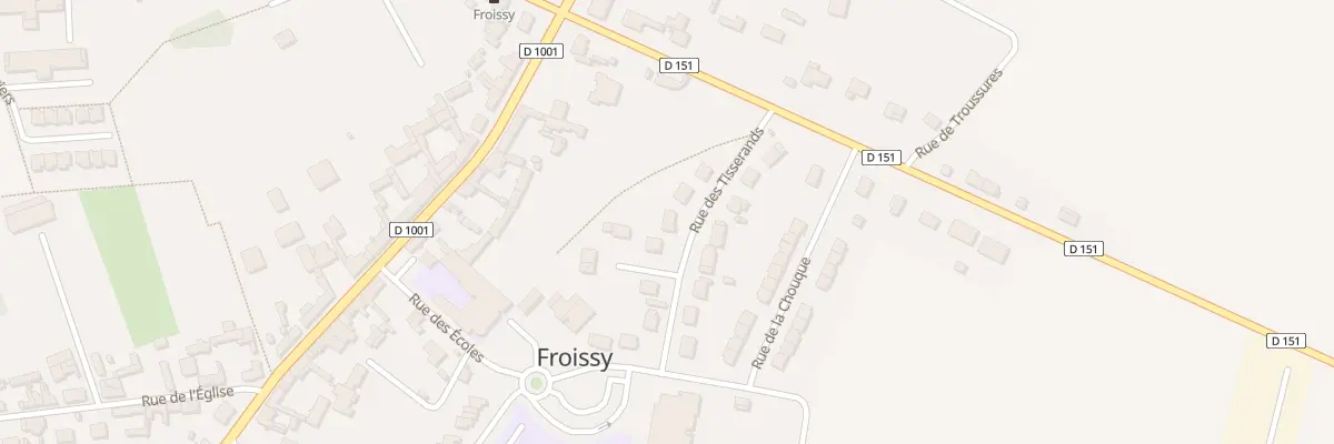 Plan du 6 Rue des Tisserands à Froissy
