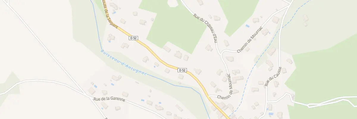 Plan du 4 Rte de la Serpent à Antugnac