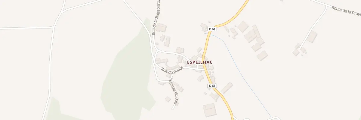 Plan du 5070 Espeillac à Roussennac