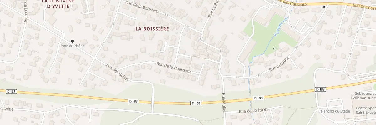 Plan du 6 All des Tilleuls à Villebon-sur-Yvette