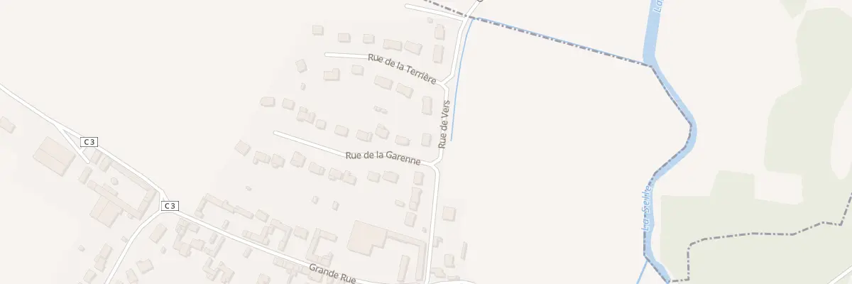 Plan du 7 Rue de Vers à Bacouel-sur-Selle