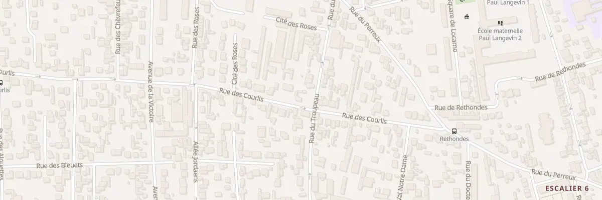 Plan du 44 Rue des Courlis à Argenteuil