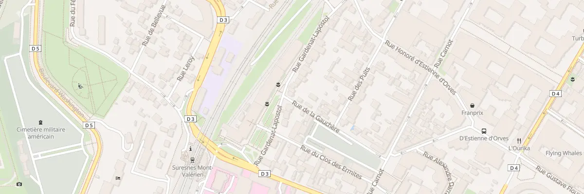 Plan du 12 Rue Gardenat Lapostol à Suresnes