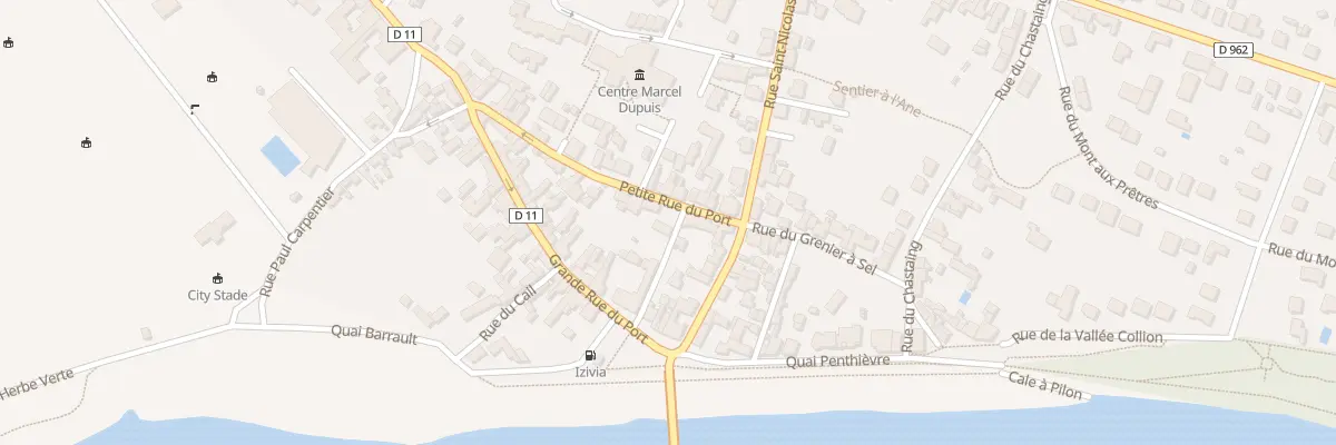 Plan du 10 Ptr Petite Rue du Port à Châteauneuf-sur-Loire