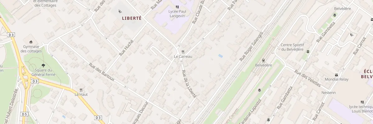 Plan du 14 Rue de la Liberté à Suresnes