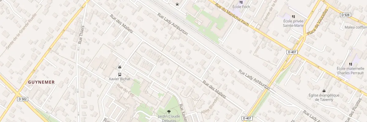 Plan du 37 Rue des Mallets à Taverny