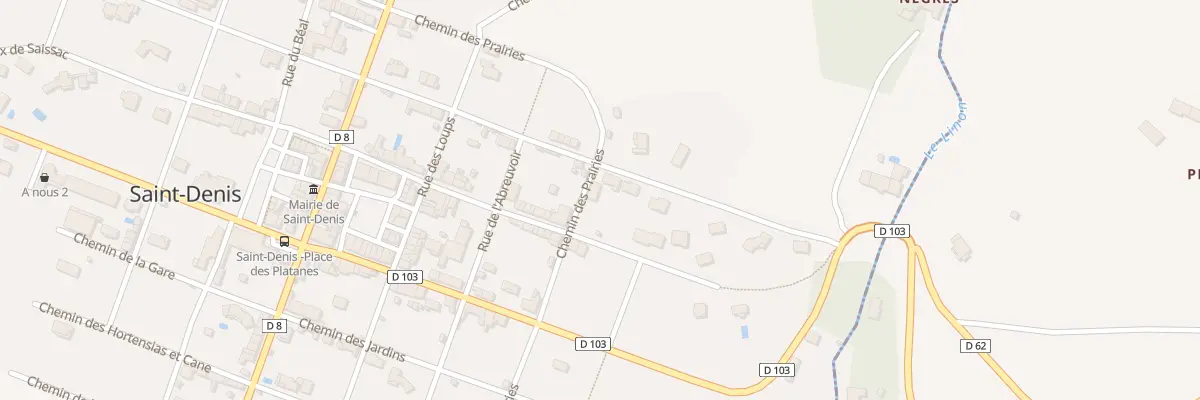 Plan du 6 Che des Prairies à Saint-Denis