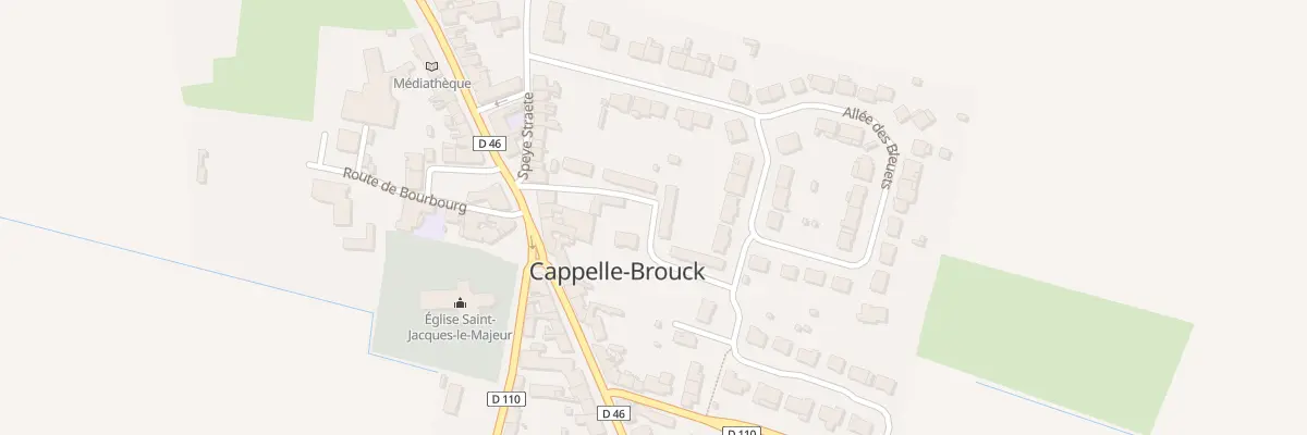 Plan du 10 All du Beguinage à Cappelle-Brouck