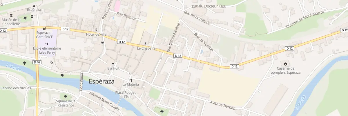 Plan du 54 Rue Elie Sermet à Espéraza