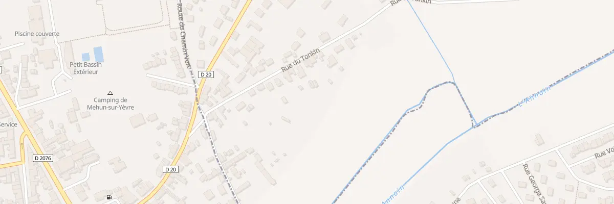 Plan du 20 Rue du Tonkin à Allouis