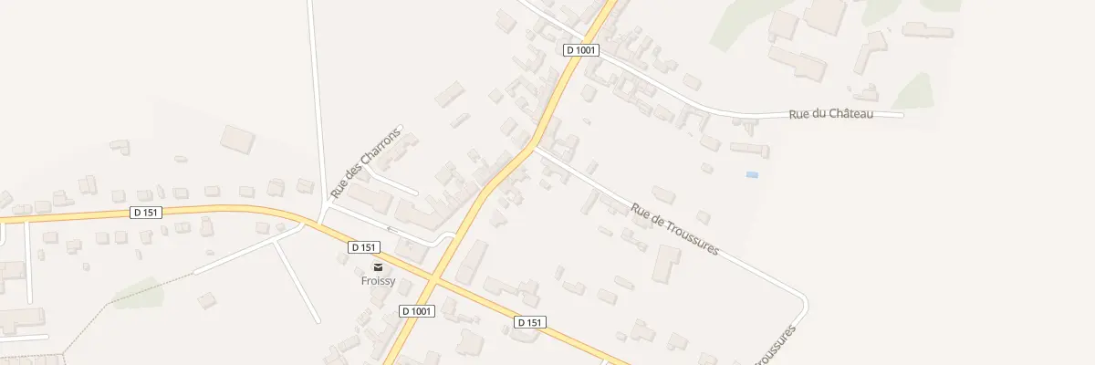 Plan du 2 Rue de Troussures à Froissy