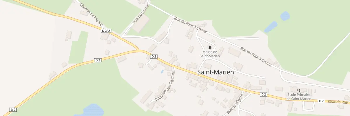 Plan du 36 Vc Grande Rue à Saint-Marien