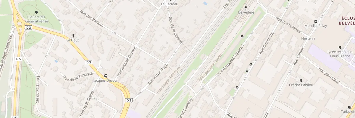 Plan du 20 Rue Victor Hugo à Suresnes