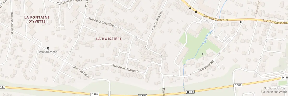 Plan du 20 Rue le Perdriel à Villebon-sur-Yvette