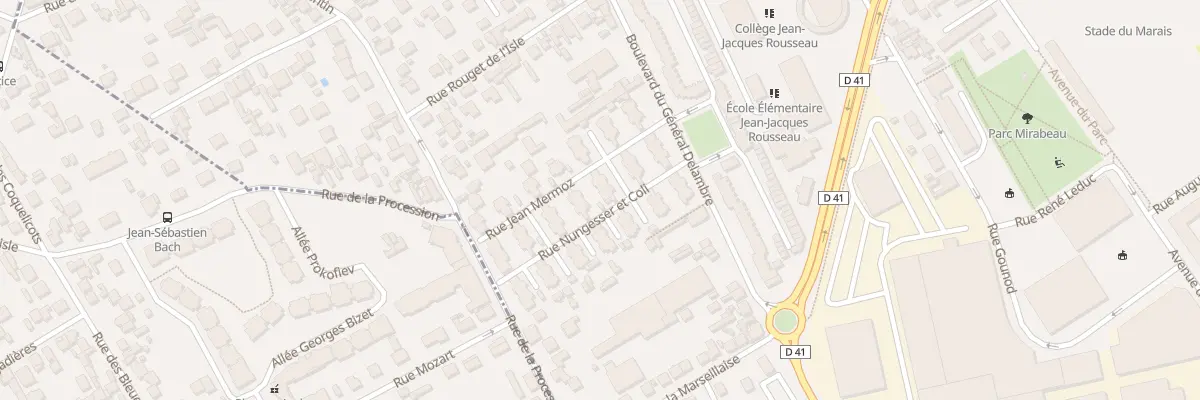 Plan du 98 Rue Jean Mermoz à Argenteuil