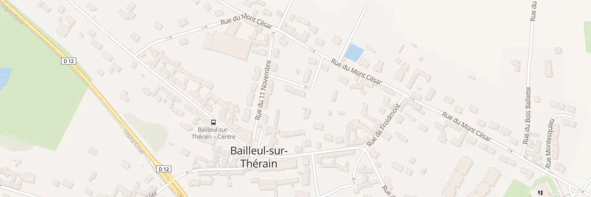 Plan du 2 Rue Maurice Ravel à Bailleul-sur-Thérain