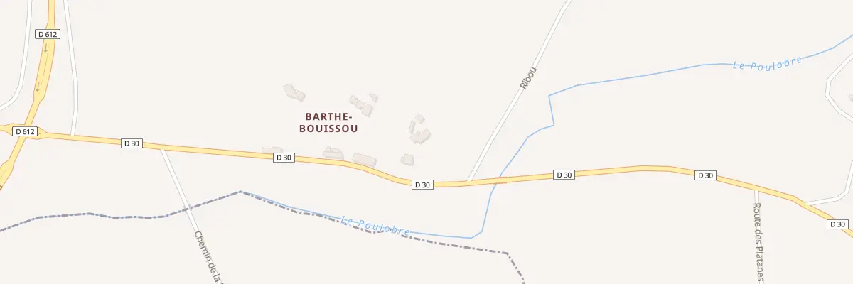 Plan du 51 Rte des Platanes à Montfa