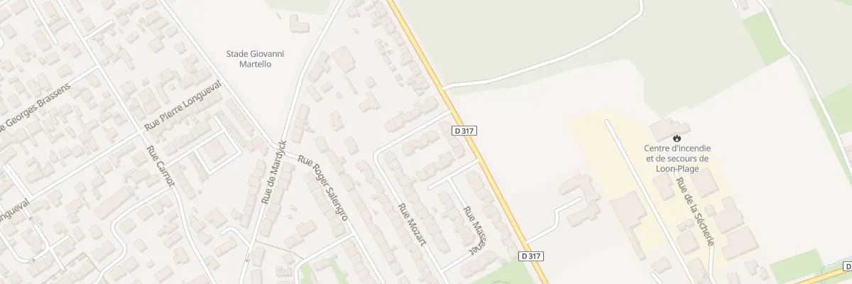 Plan du 3 Rue Mozart à Loon-Plage