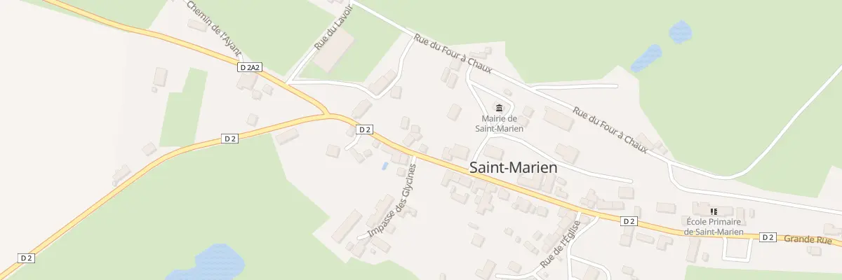 Plan du 34 Vc Grande Rue à Saint-Marien