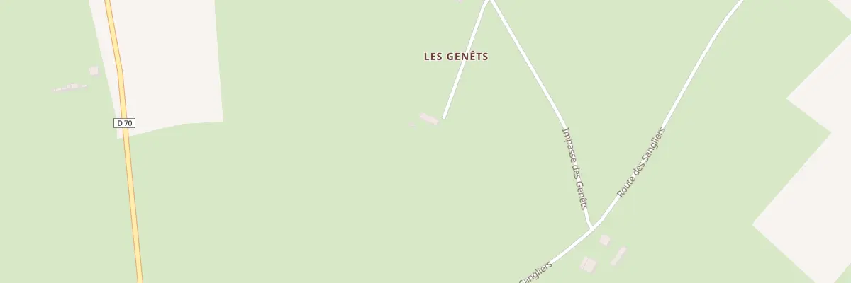 Plan du 45A Les Genets à Maisonnais