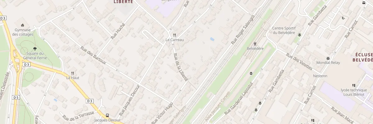 Plan du 10 Rue de la Liberté à Suresnes