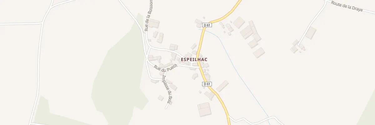 Plan du 5186 Espeillac à Roussennac