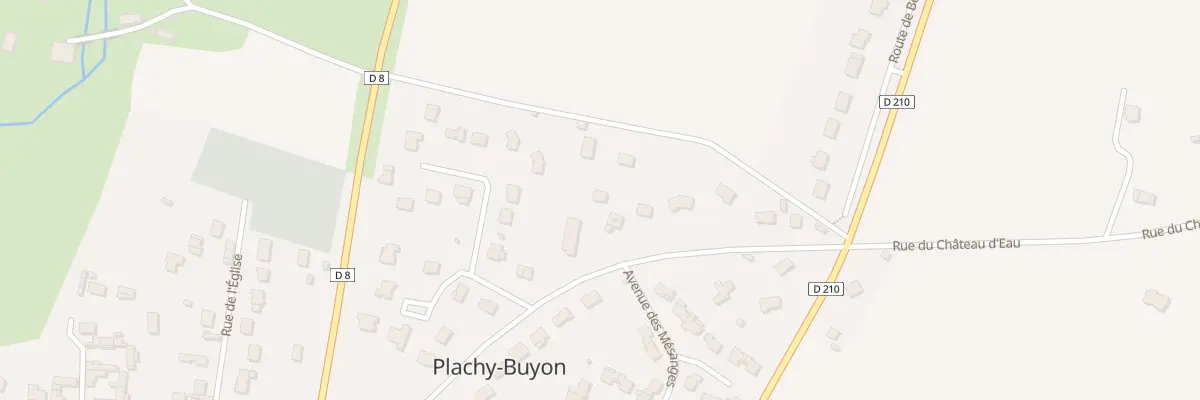 Plan du 7B Rue Edouard Philogène Wallet à Plachy-Buyon