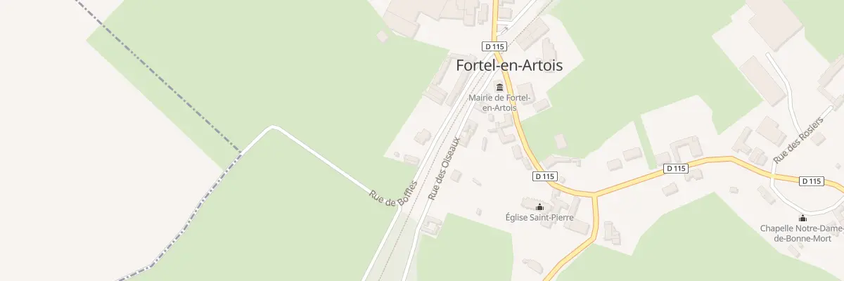 Plan du 3 Rue de Boffles à Fortel-en-Artois