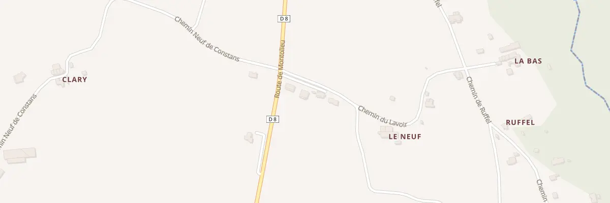 Plan du 167 La Bouzole à Saint-Denis