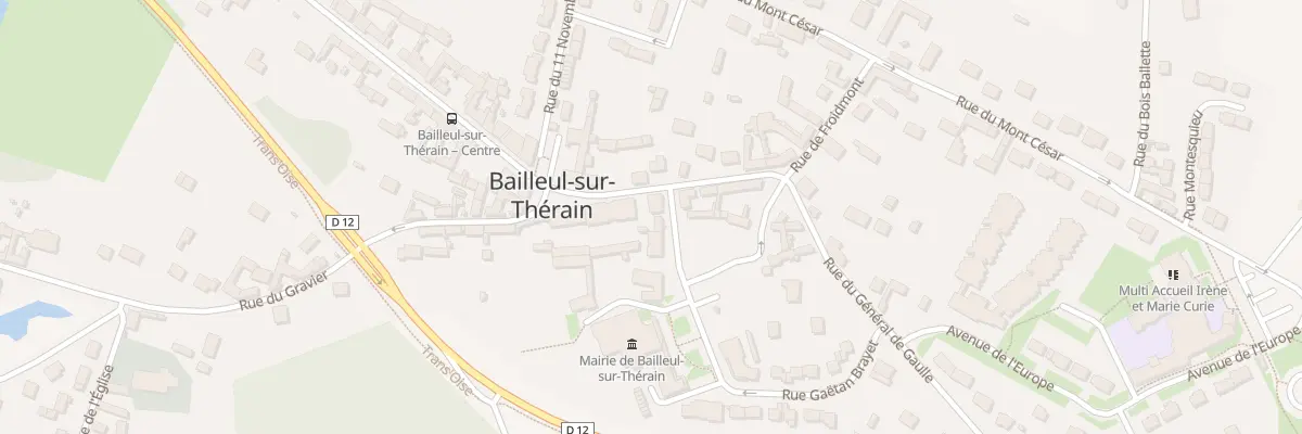 Plan du 19 Rue du Général de Gaulle à Bailleul-sur-Thérain