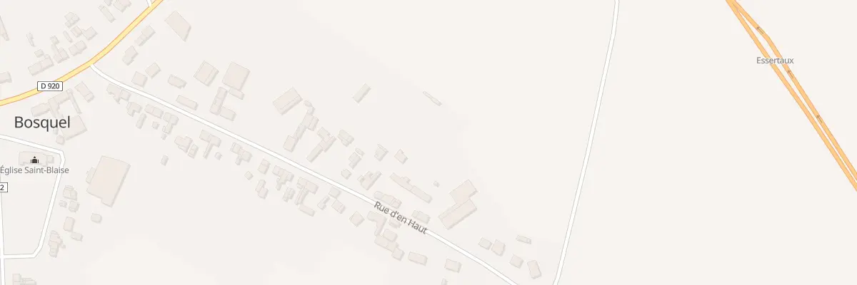 Plan du 29 Rue d’en Haut à Bosquel